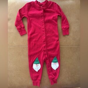 Hanna Andersson Organic Cotton Gnome Elf Coverall 6-12M